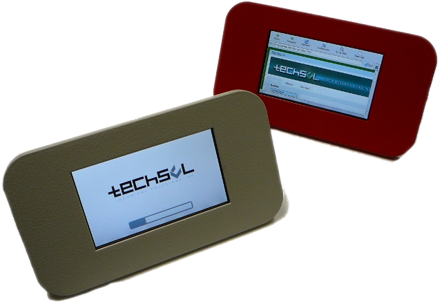 Touch-Panel Computer with 4.3-inch, color TFT LCD and POE